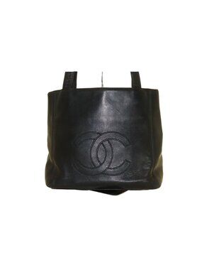 Chanel No. 5 Lambskin CC Logo Tote Bag